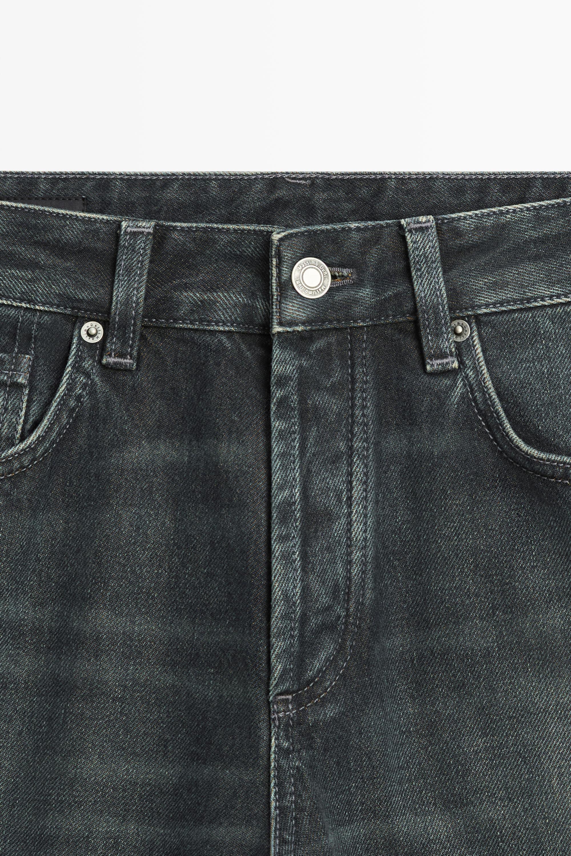 Jean wide leg taille moyenne